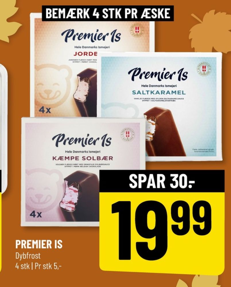 Premier, Jordbær ispinde