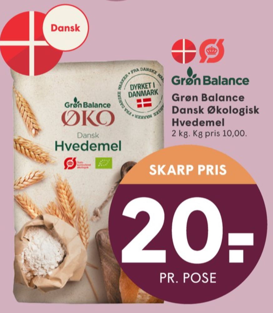 Grøn Balance, Hvedemel