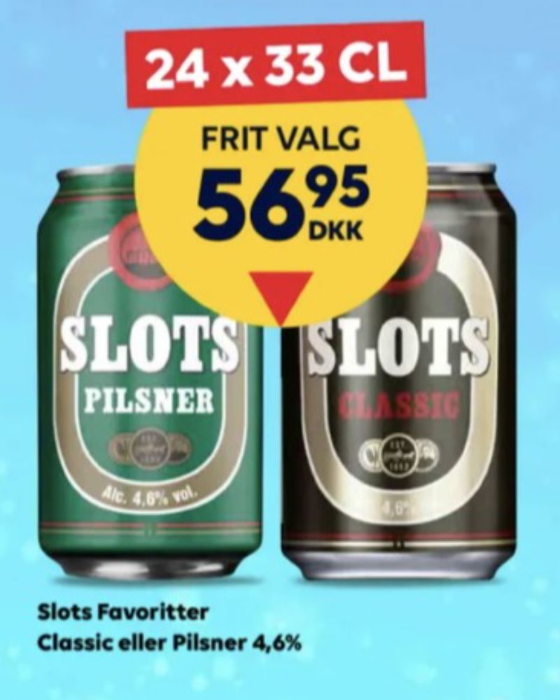 Slots Classic, Øl 24 pk.
