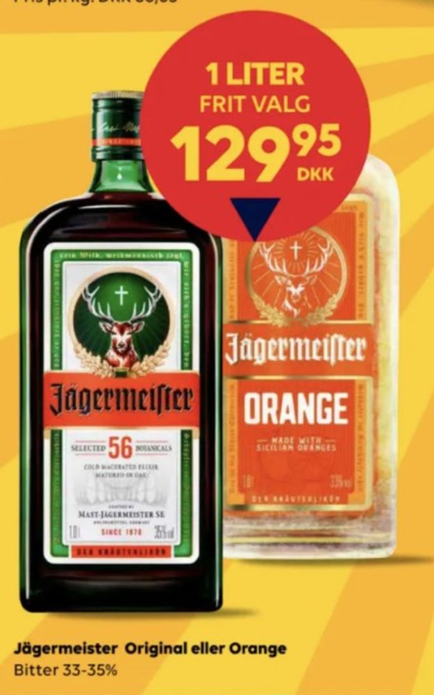 Jägermeister Orange, Bitter