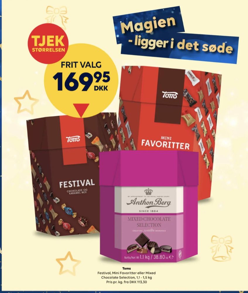 Anthon Berg Mixed Chocolate Selection, Dessertchokolade