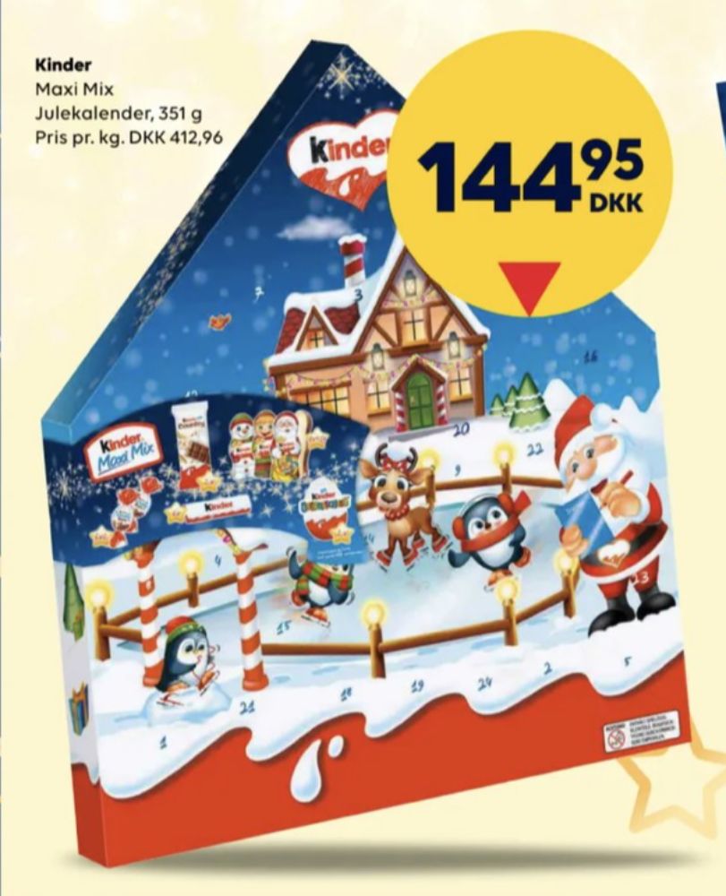 Kinder, Julekalender