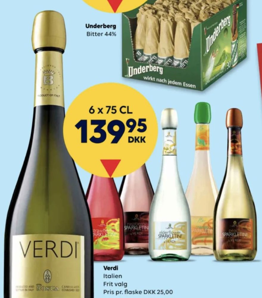 Verdi, Italiensk Mousserende Vin