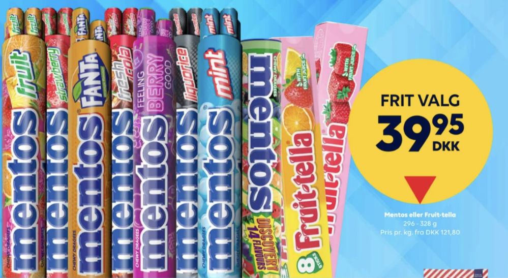 Mentos, Pastiller Fanta