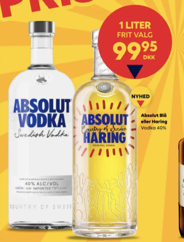 Absolut Swedish, Vodka