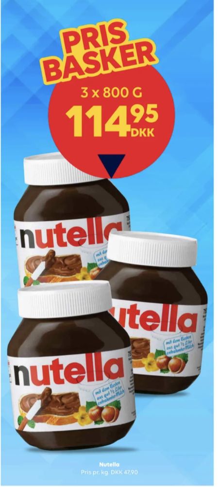 Nutella, Smørepålæg