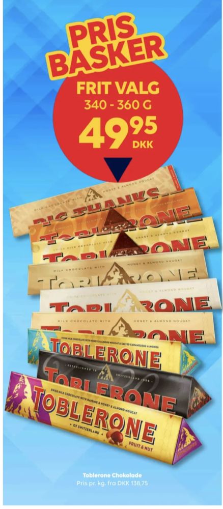 Toblerone, Chokolade Crunchy Almonds