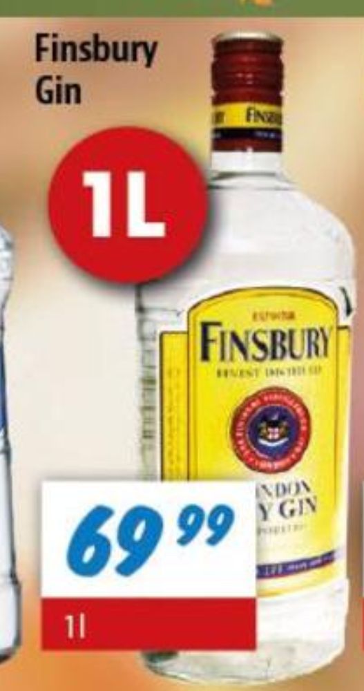Finsbury London Dry, Gin
