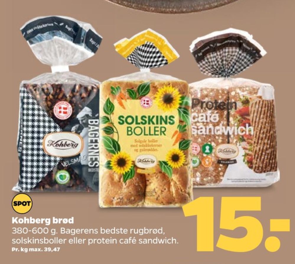Kohberg Bagernes Bedste, Rugbrødsskiver