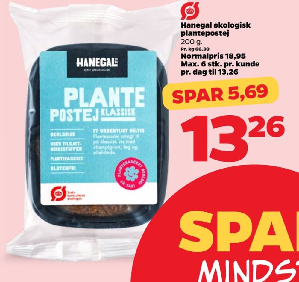 Hanegal, Plantepostej
