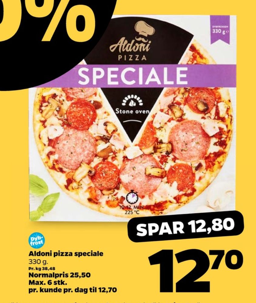 Aldoni, Pizza Speciale