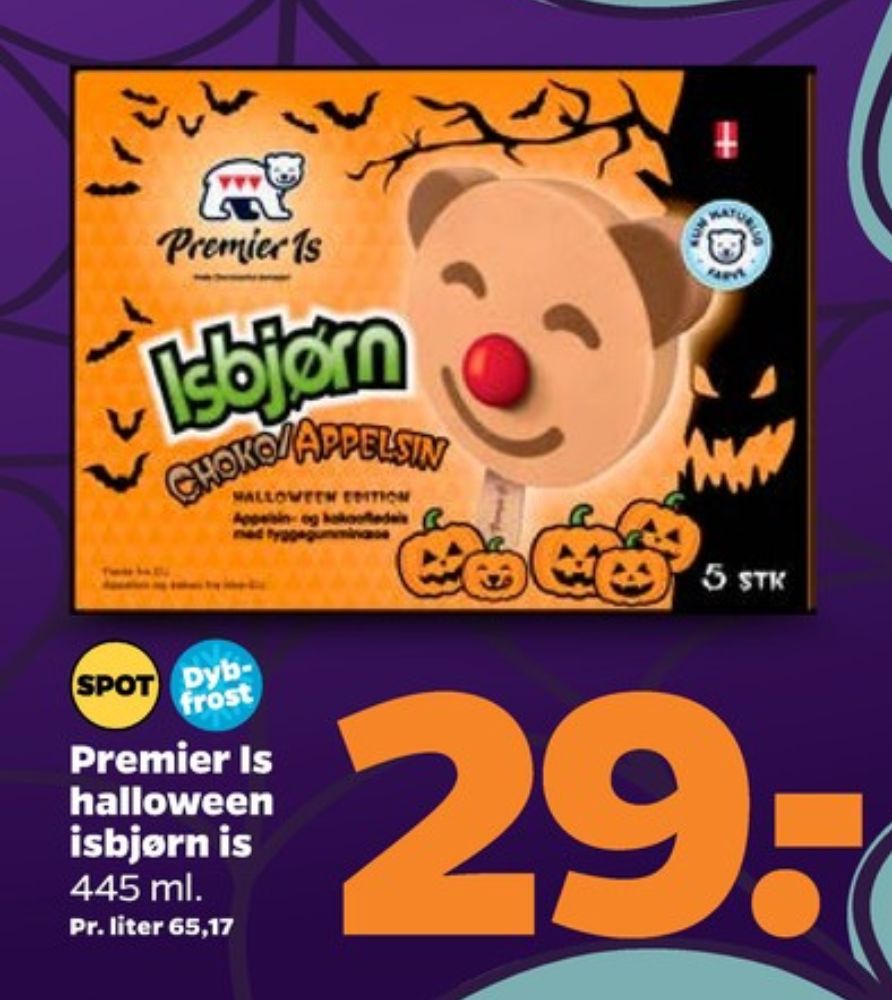 Premier, Ispinde Isbjørn Choko Appelsin