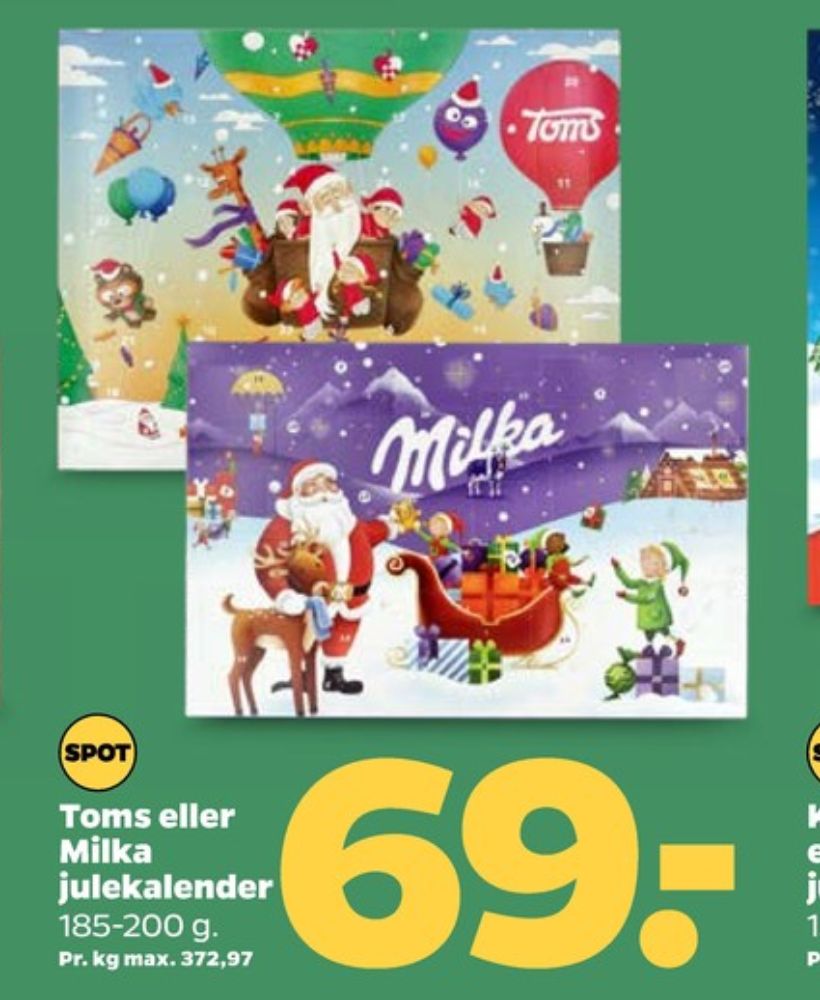 Milka, Julekalender