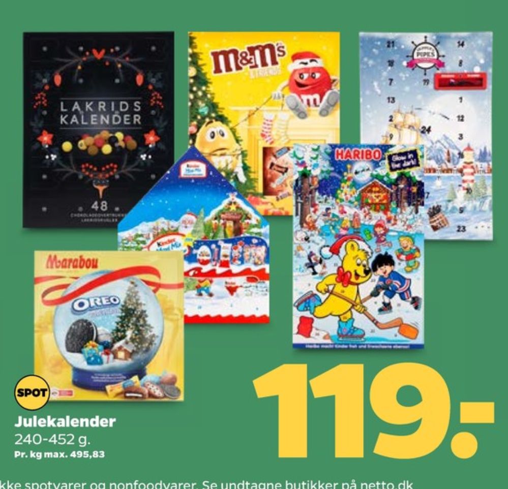 Haribo, Julekalender