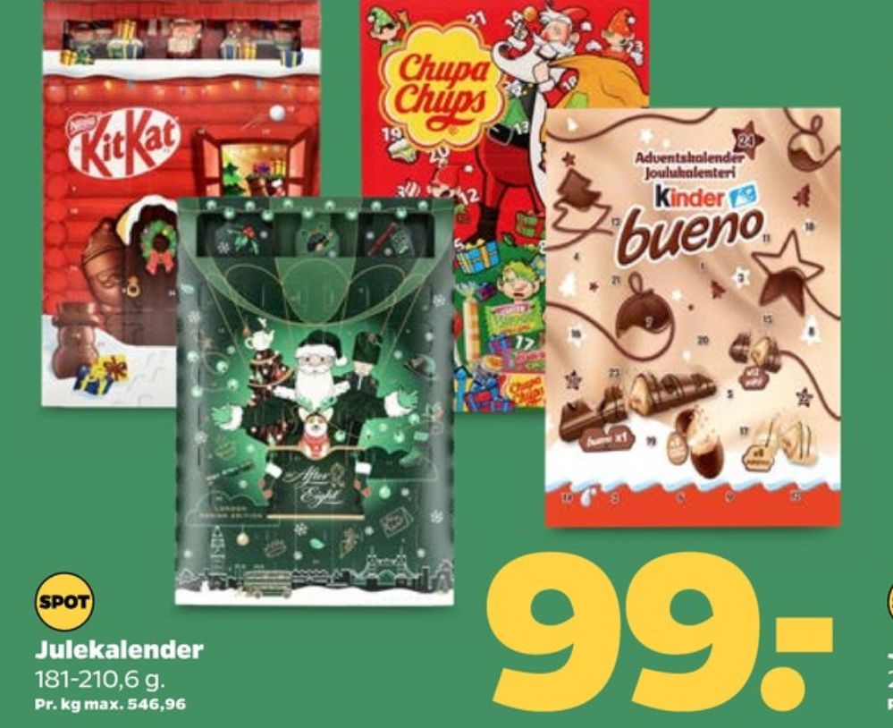 After Eight, Julekalender
