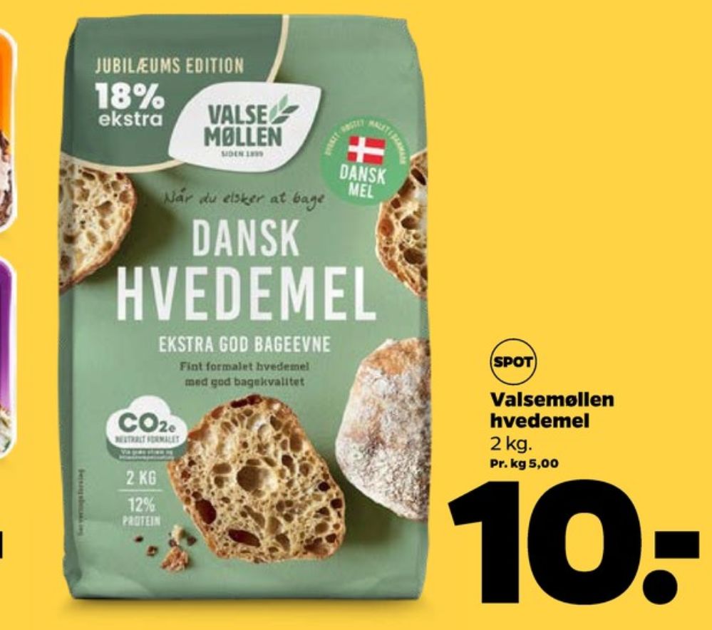 Valsemøllen, Hvedemel