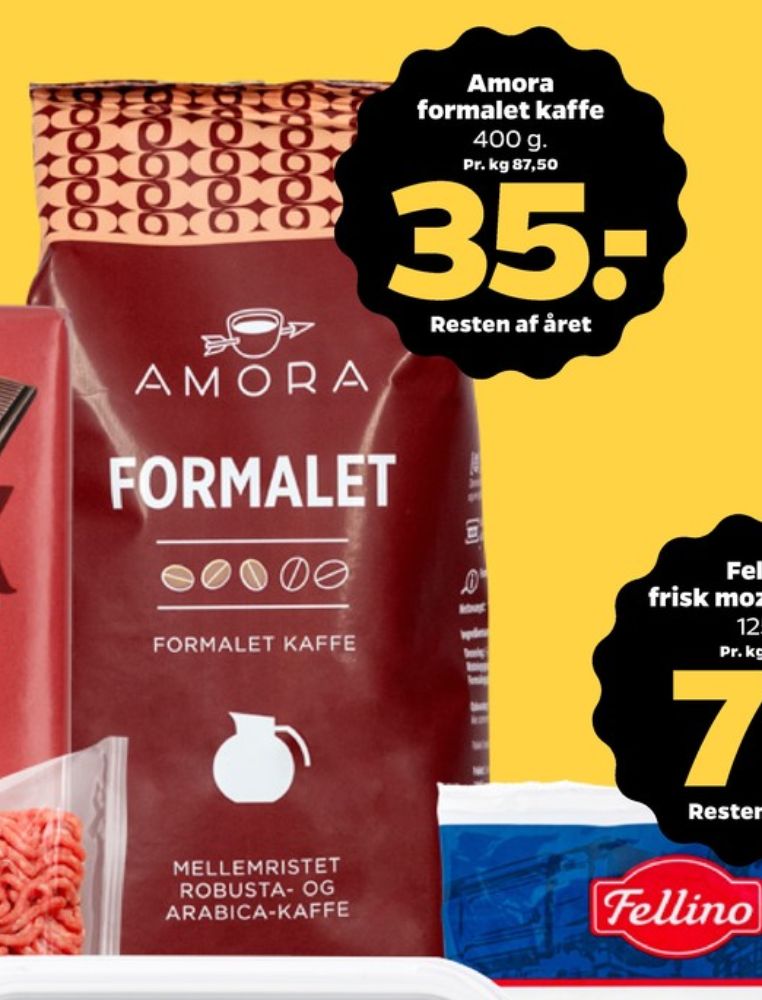Amora, Kaffe Formalet