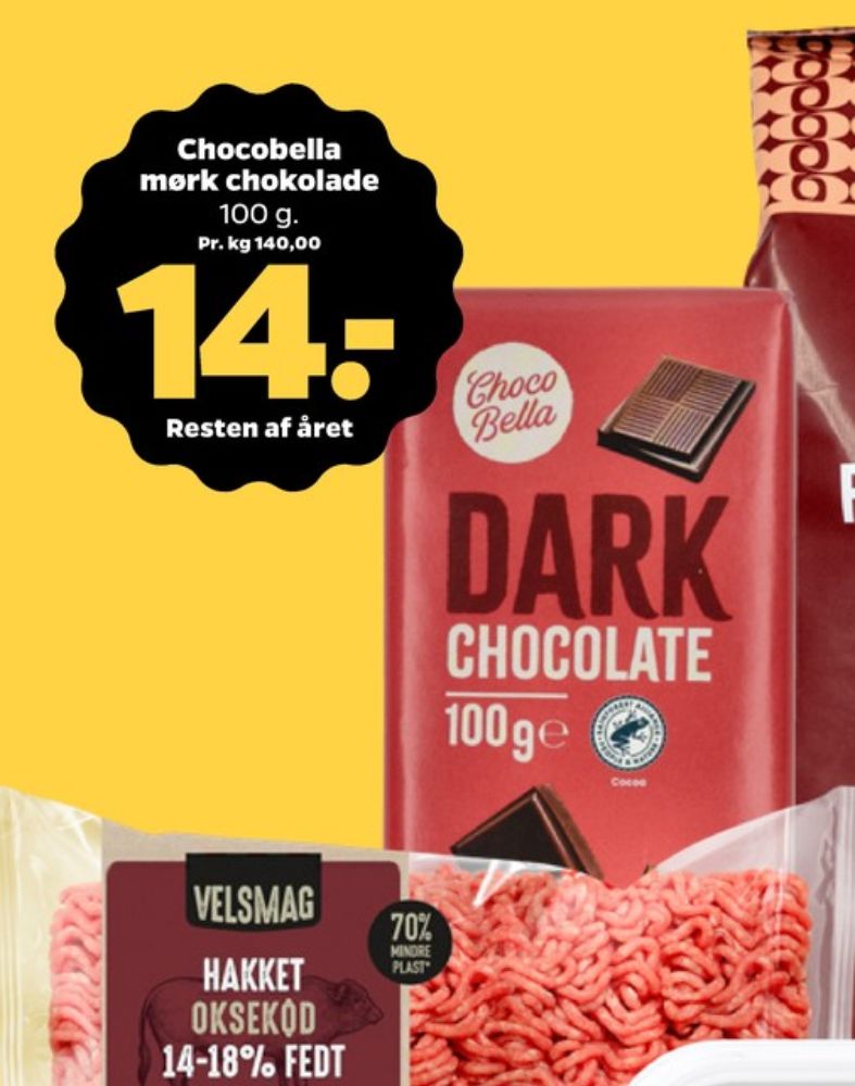 Choco Bella, Chokoladeplade Mørk