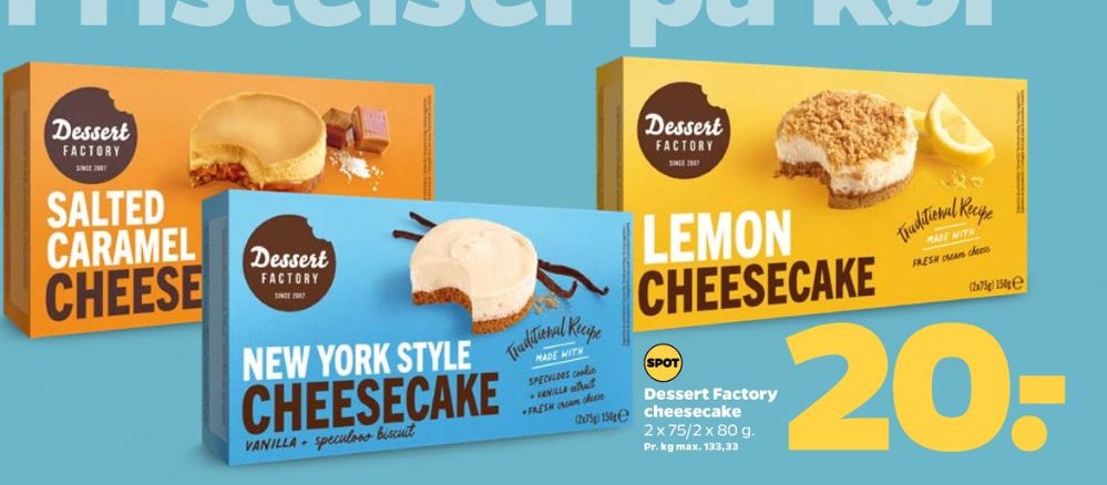 Dessert Factory, Lemon Cheesecake