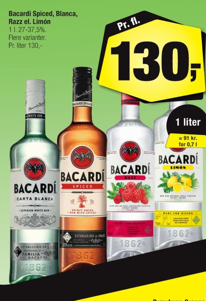 Bacardi Spiced, Rom