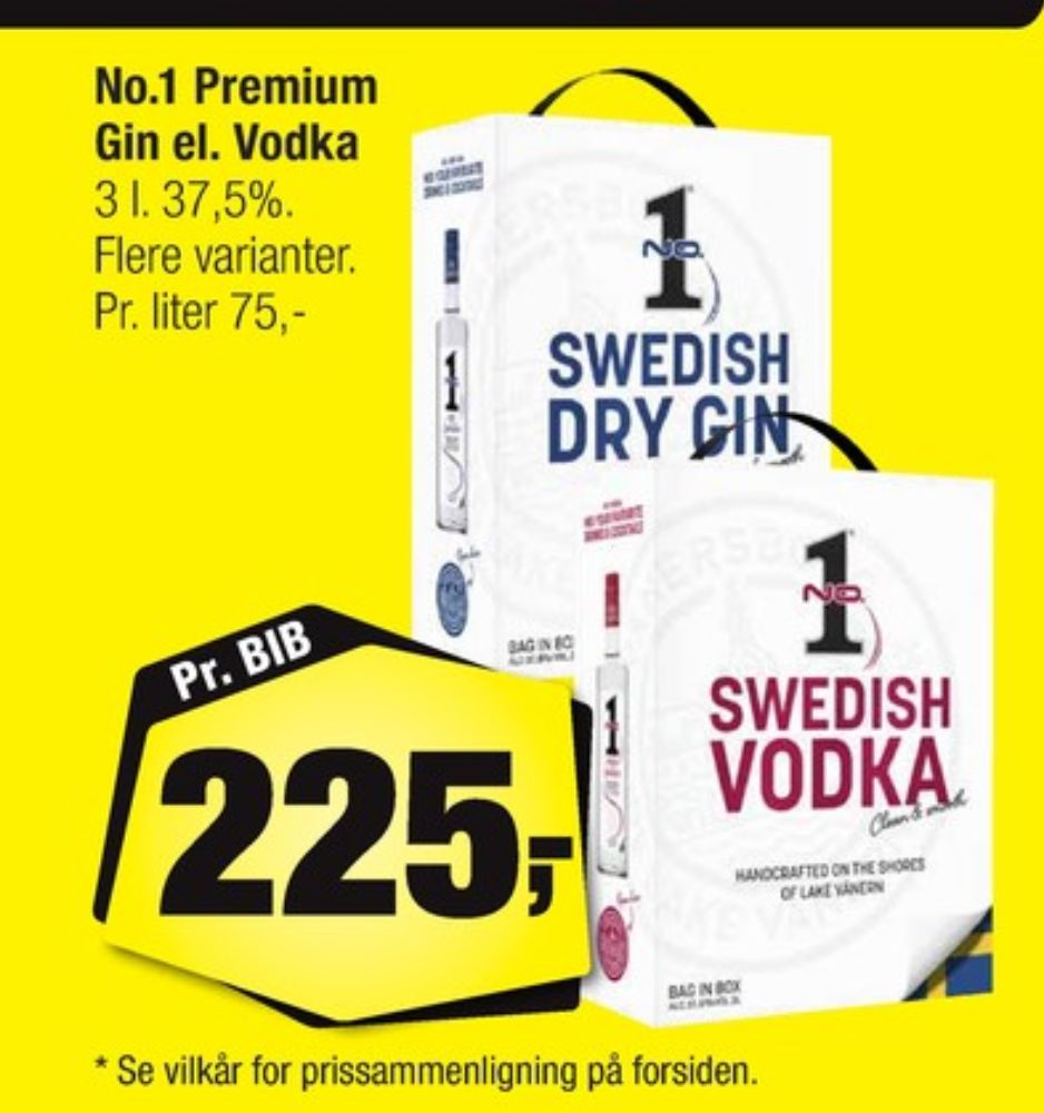 No. 1 Premium, Vodka