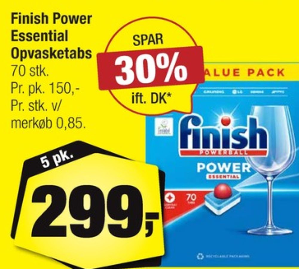 Finish, Maskinopvask-tabs