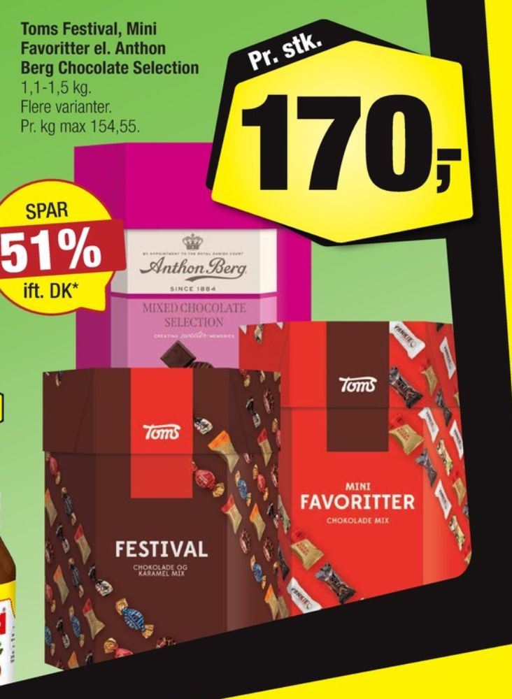 Anthon Berg Mixed Chocolate Selection, Dessertchokolade