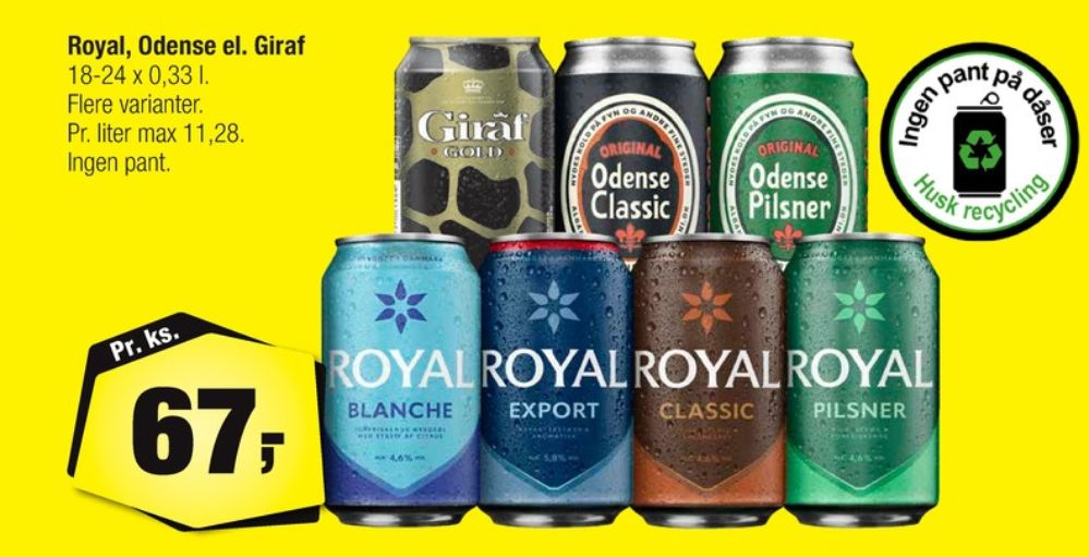 Royal Export, Øl 24 pk.