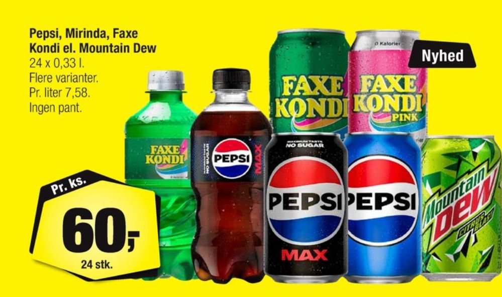 Pepsi Max, Cola 24 pk.