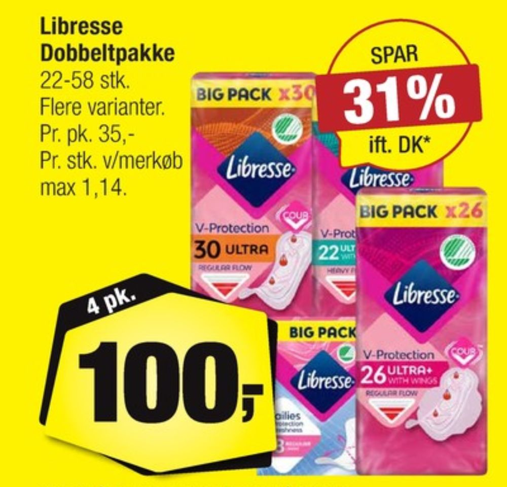 Libresse, Bind
