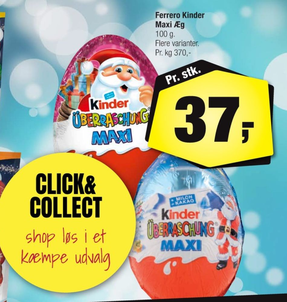 Kinder Surprise Maxi, Chokoladeæg