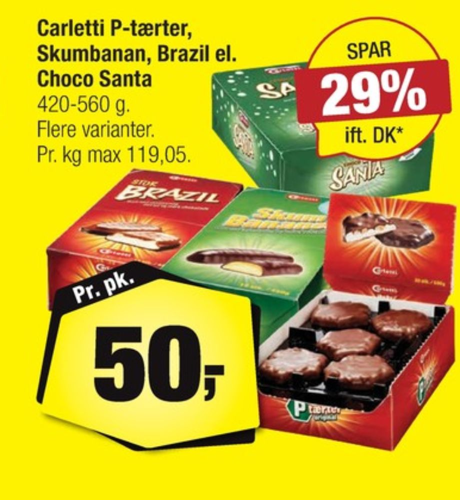 Carletti, P-tærter Original
