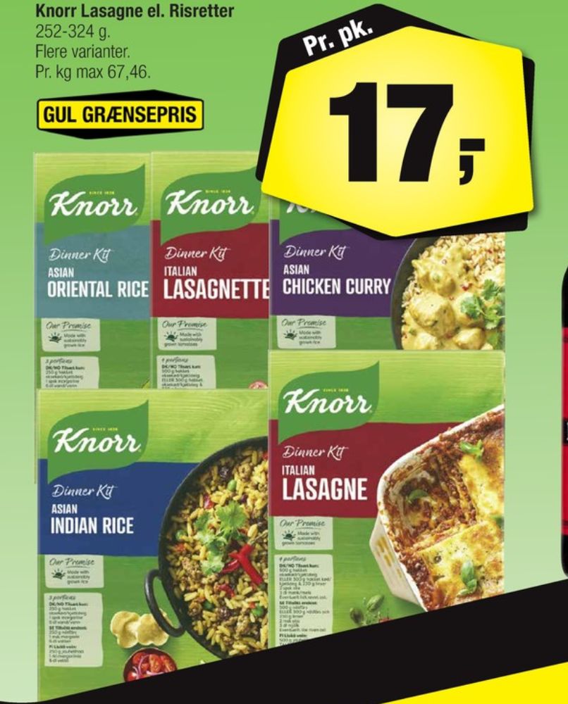 Knorr Dinner Kitt, Asian Chicken Curry