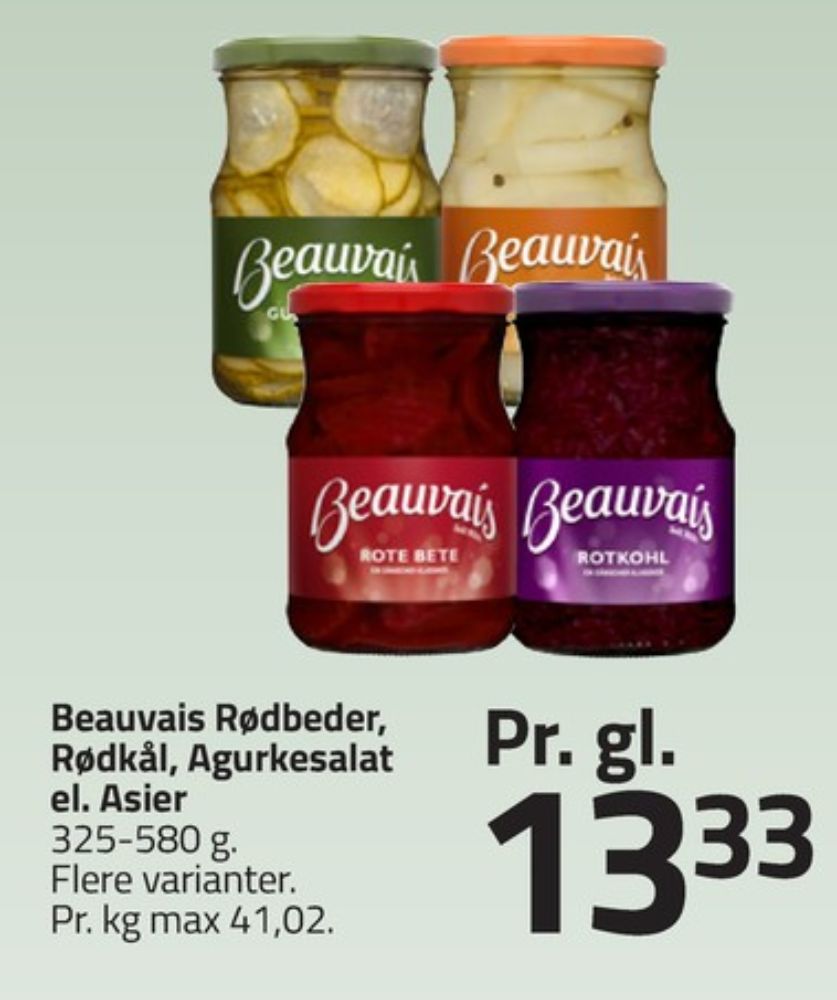 Beauvais, Agurkesalat
