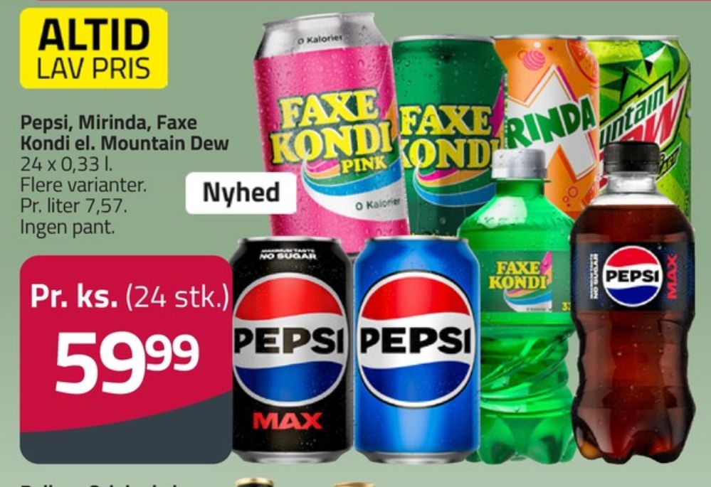 Pepsi Max, Cola 24 pk.