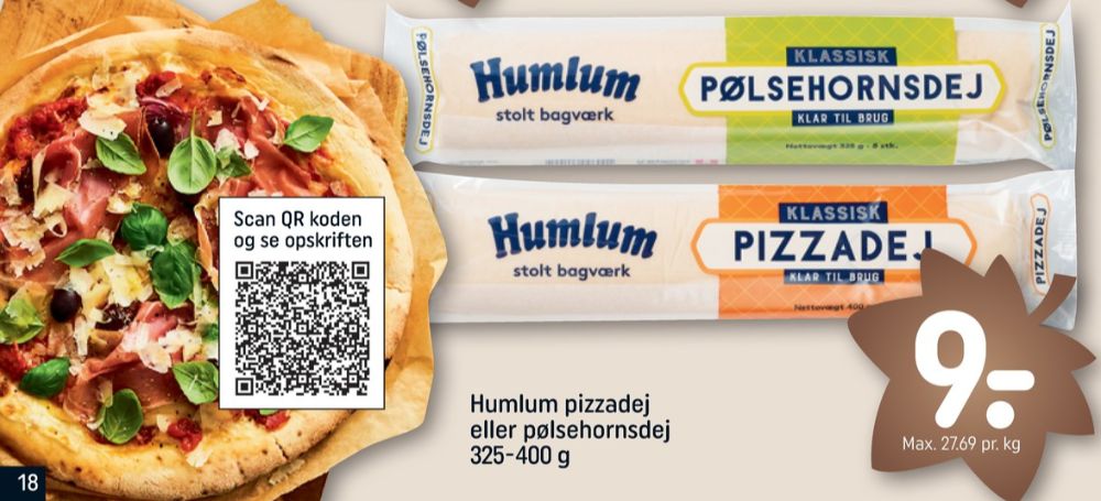 Humlum, Pizzadej