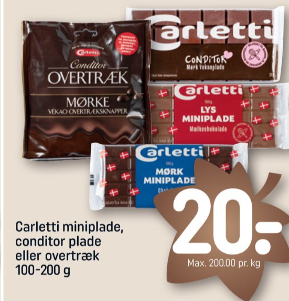 Carletti Conditor, Overtræksknapper Mørk