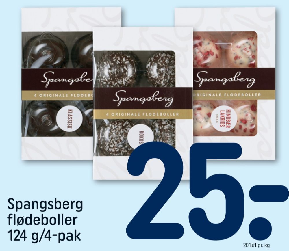 Spangsberg, Flødeboller Klassisk