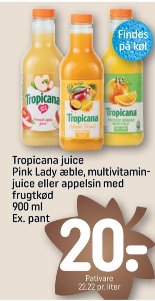 Tropicana, Appelsinjuice