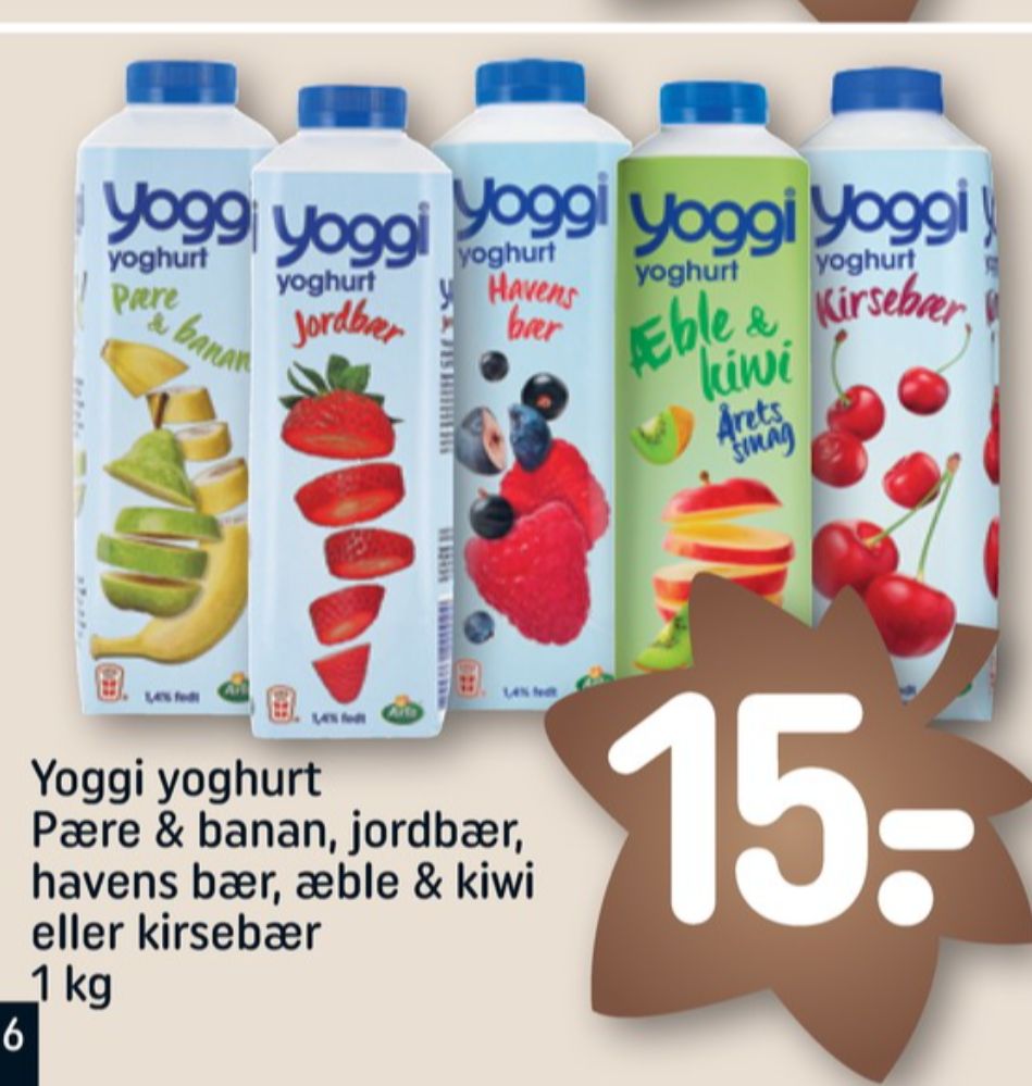 Yoggi, Jordbær Yoghurt 