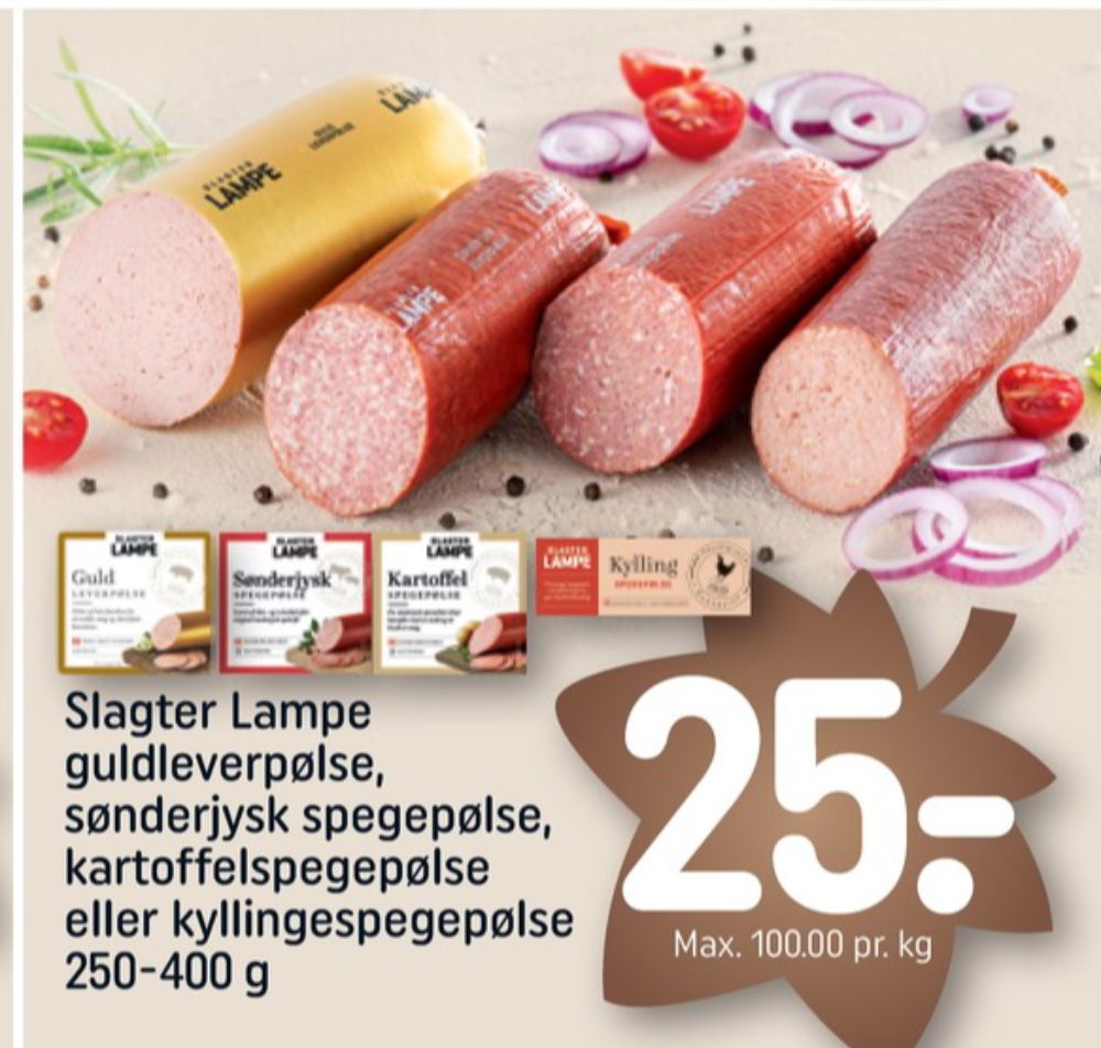 Slagter Lampe, Brunchpølser