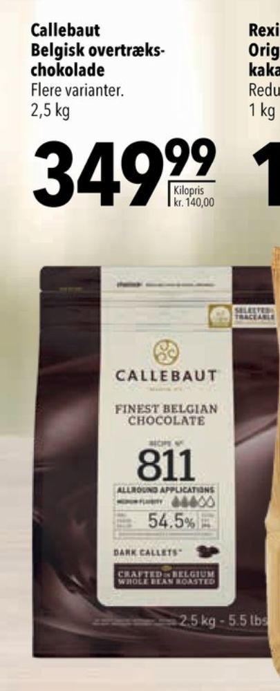 Callebaut, Overtrækschokolade 811