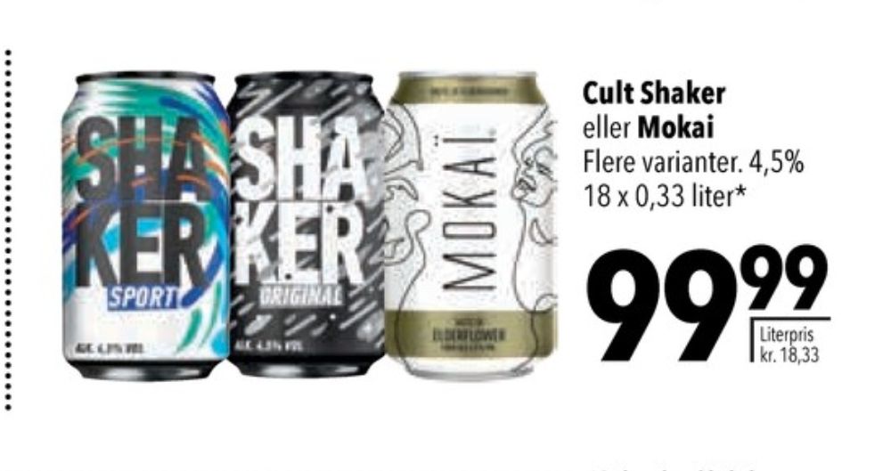 Shaker, Sport RTD 18 pk.