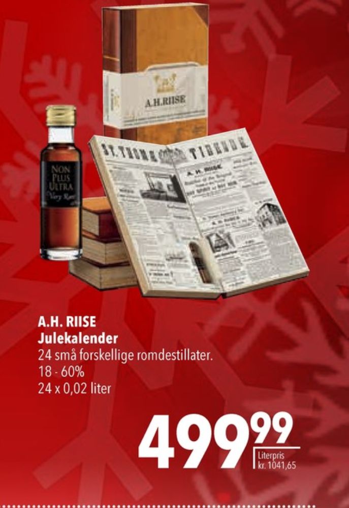 AH Riise, Julekalender
