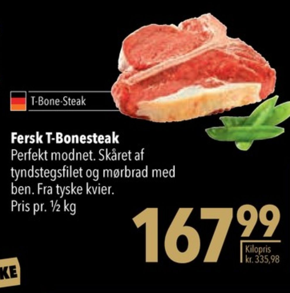 Meisterfrisch, T-bone steak
