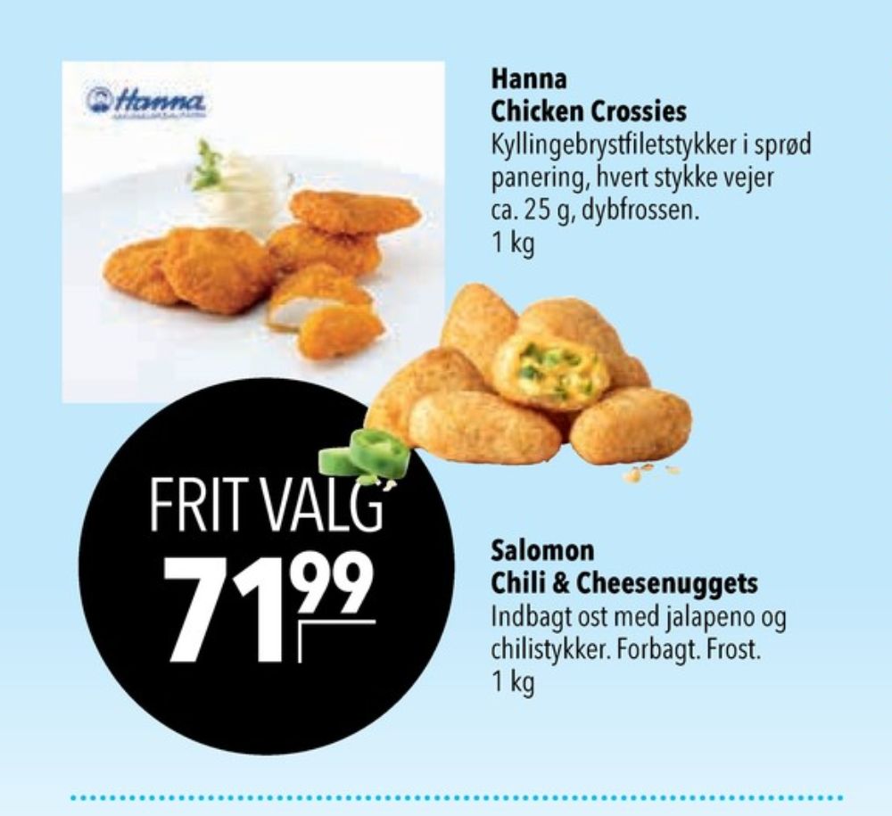 Salomon FoodWorld, Chili Cheese Nuggets