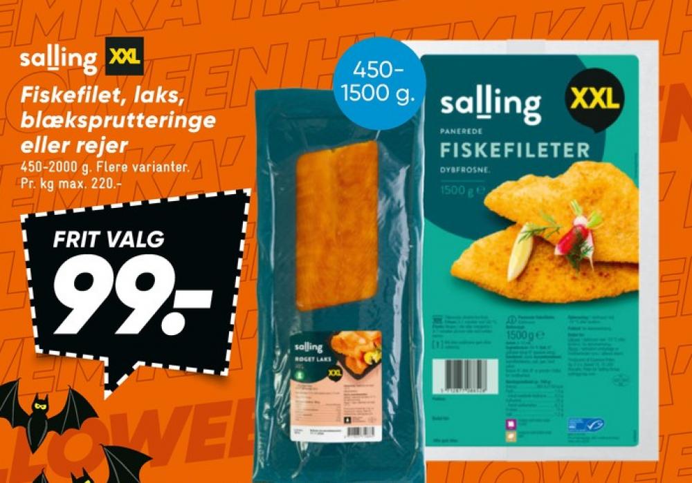 Salling, Laks i skiver