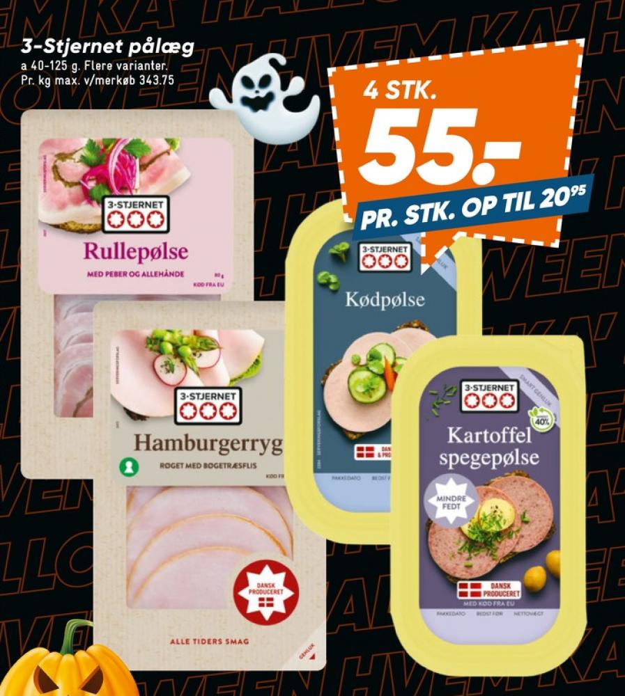 3-stjernet Gul bordpak, Kødpølse
