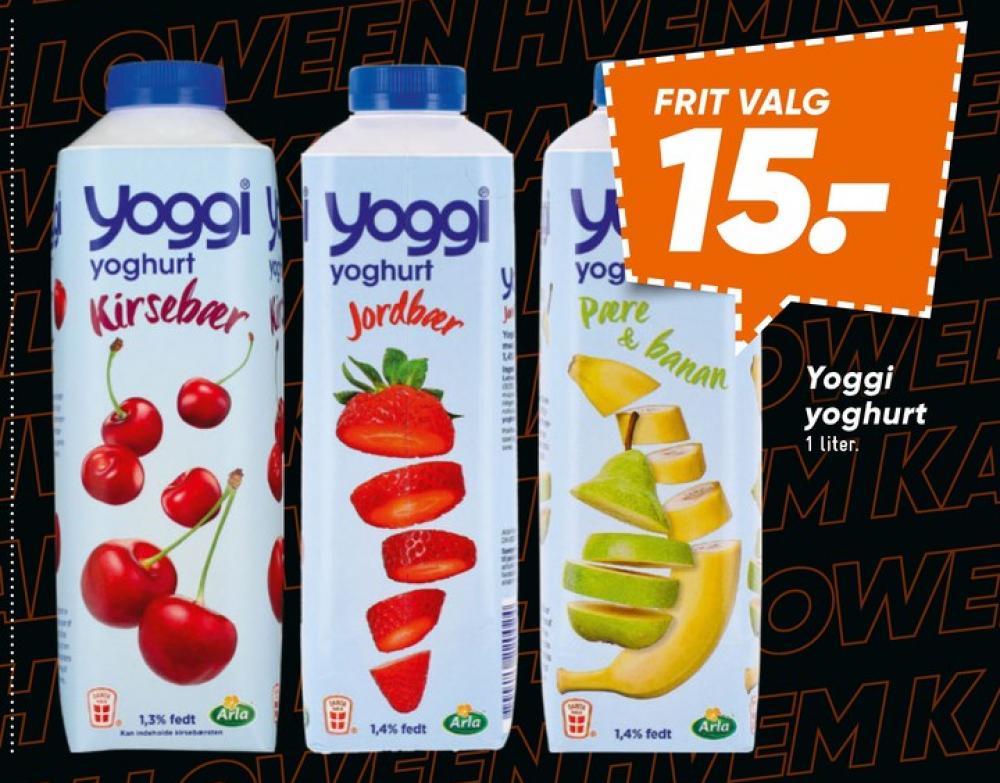 Yoggi, Pære & Banan Yoghurt 