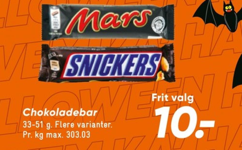 Mars, Chokoladebar